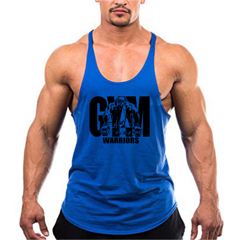 Débardeur de musculation pour hommes, vêtements de sport de marque, en coton respirant, gilets musculaires d'entraînement, chemise d'été sans manches à dos en Y