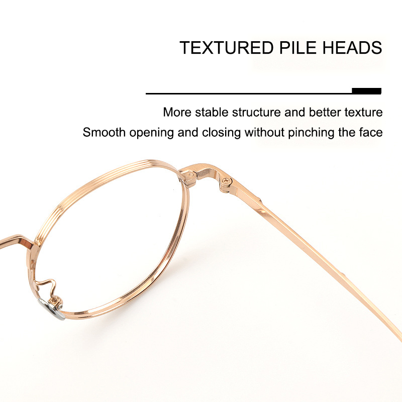 Monture de lunettes en métal Vintage faite à la main japonaise pour hommes lunettes rondes ultralégères femmes lunettes de conception de marque classique K01T