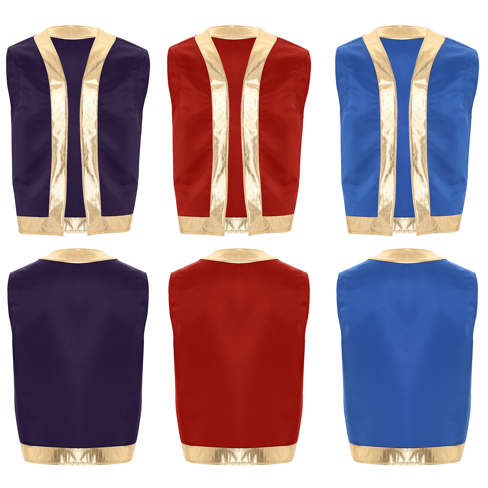 Costume de crapaud pour hommes, gilet d'halloween sans manches, lampe de Prince arabe, déguisement de Cosplay, vêtements arabes mythiques