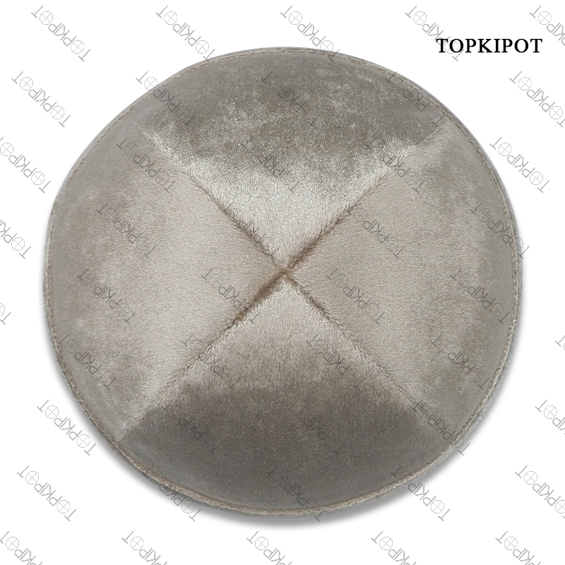 Kippa en coton floqué gris foncé, broderie personnalisée, Kippah juive, chapeau Judaica, Yarmulke, casquette pour Bar Mitzvah ou cadeau de mariage.