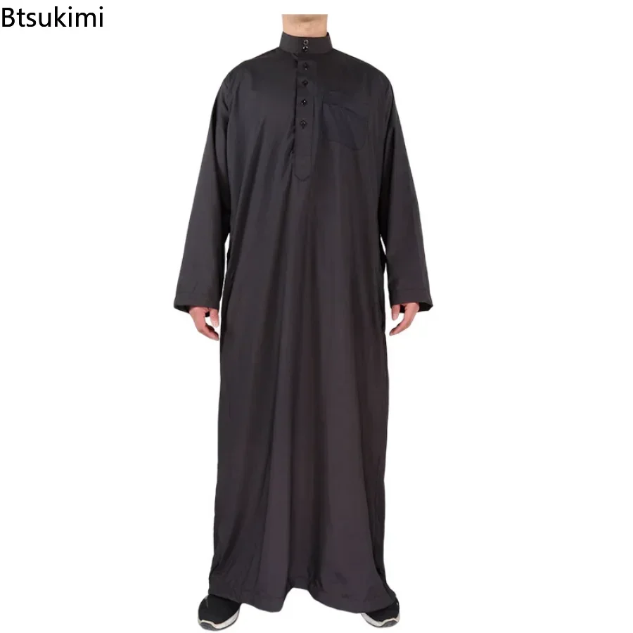 Mode musulmane hommes Robe caftan Abaya Pakistan Jubba hommes Bonnet Homme Musulman arabe islamique vêtements nouveau Qamis Homme Musulman