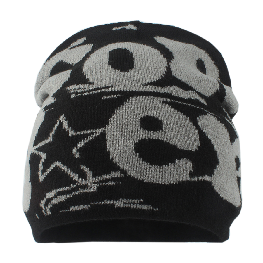 Nouveau hiver Bonnet chapeau femmes hommes mode Hip-hop casquette lettre paragraphe tricoté chaud Skullies bonnets en plein air Ski casquettes Bonnet