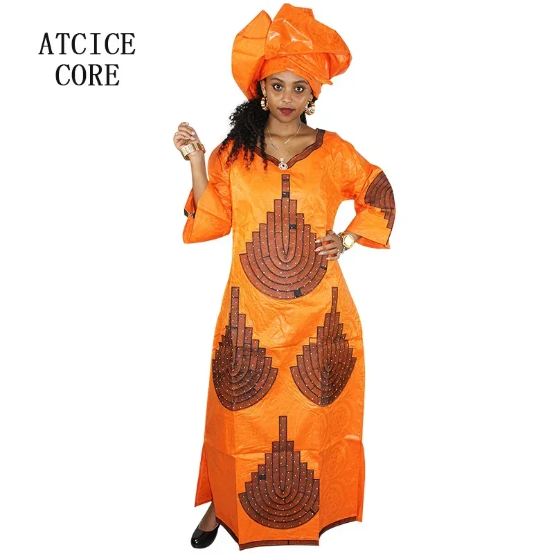 Robes africaines pour femmes, dashiki, bazin riche, broderie, vêtements à la mode