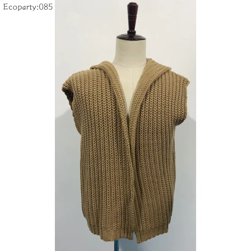 Femmes à capuche tricoté Cardigans chandails automne hiver couleur Pure lâche motif grossier pull gilet dames pull décontracté hauts