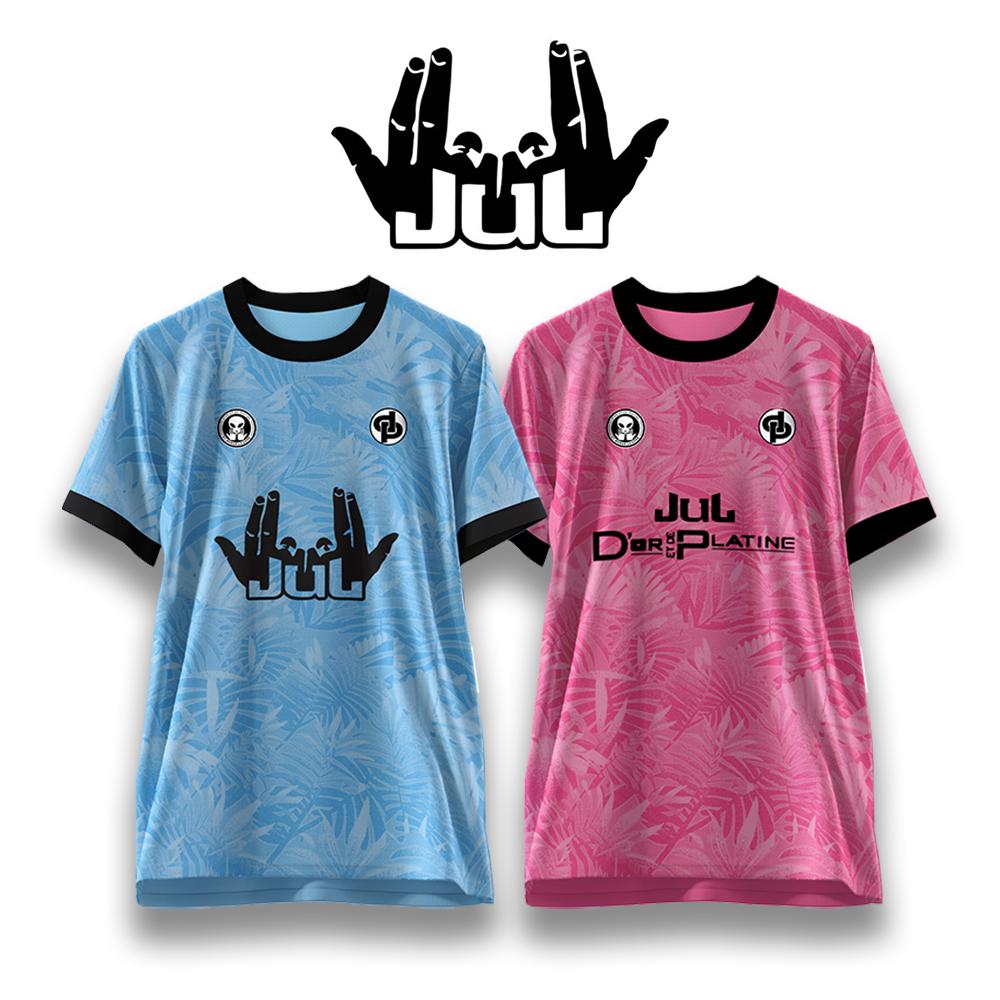 Nouveau JUL maillot de Football hommes et femmes à manches courtes Sport col rond T-Shirt DP impression personnalisable respirant uniforme de Football