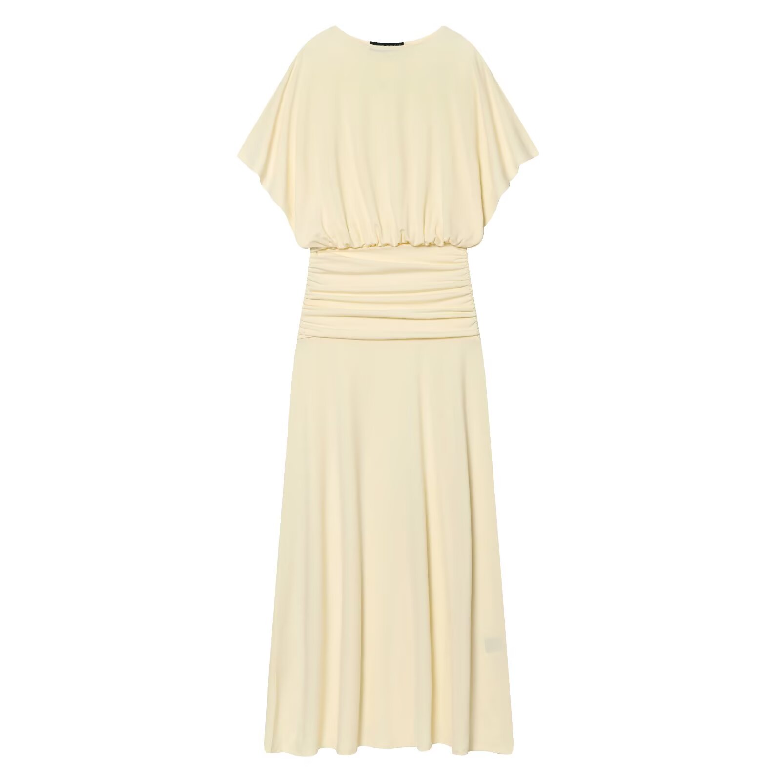 Robe longue drapée élégante pour femme, nouvelle collection été 2026, haut de gamme, pour soirée, dîner, mode décontractée chic et discrète