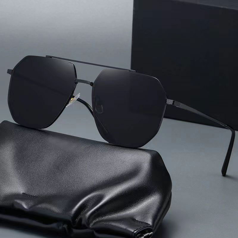 Lunettes de soleil pilote en métal pour hommes et femmes, pour la conduite en plein air, Vintage, rétro, miroir, Anti-reflet, UV400