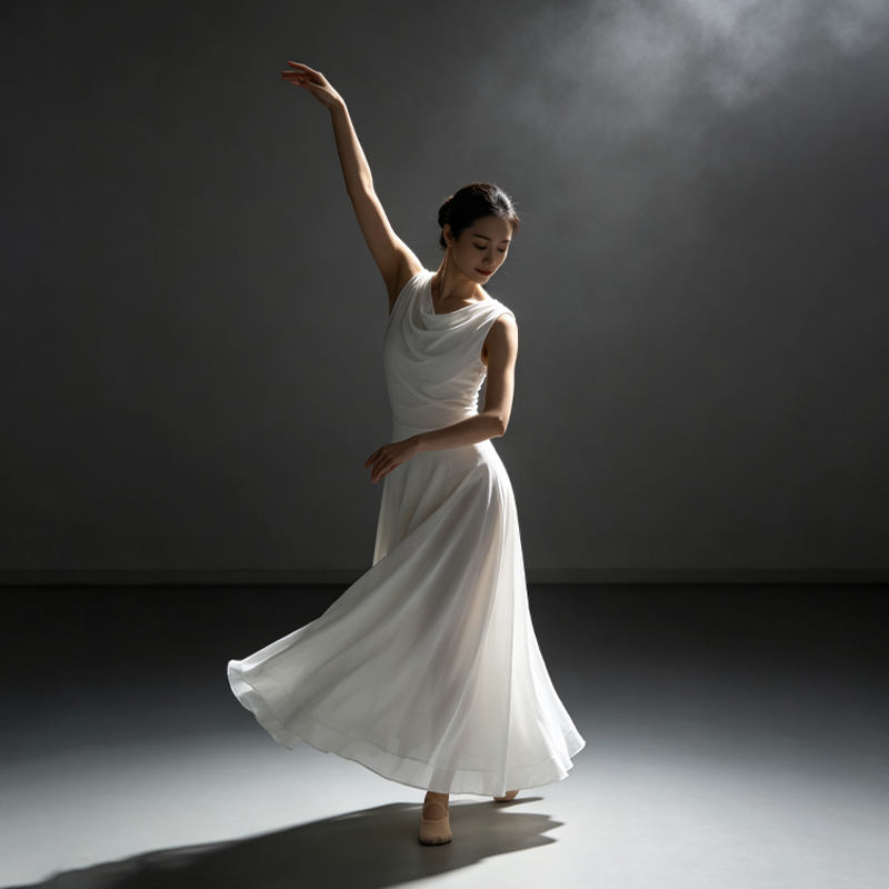 Robe de danse lyrique moderne pour femmes adultes, robe de danse contemporaine pour spectacles sur scène, vestidos