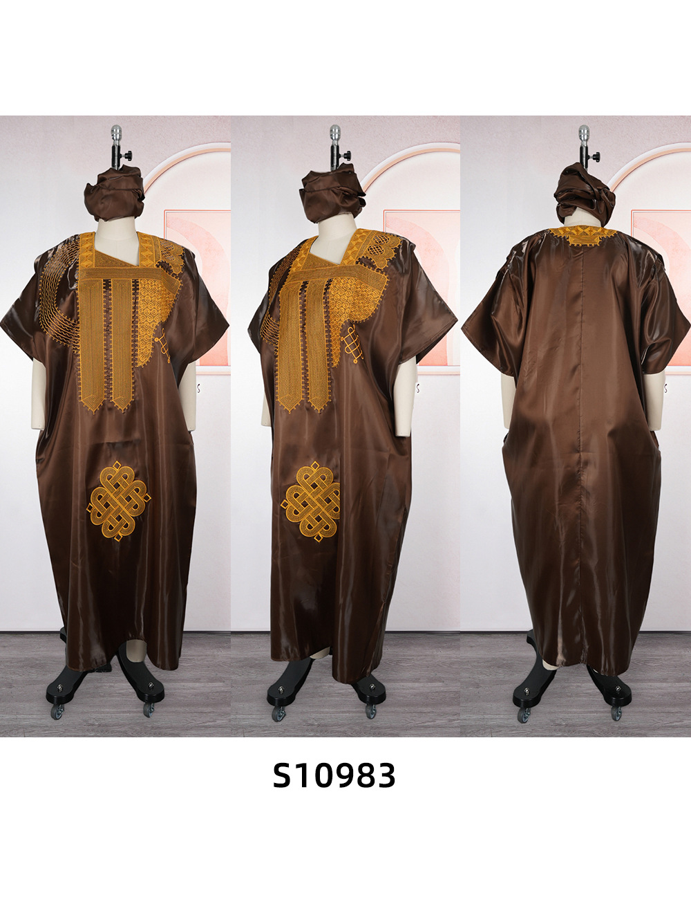 Robes africaines pour femmes, vêtements traditionnels africains Dashiki Ankara, Robe brodée Abayas, Kaftan musulman, Robe Maxi longue