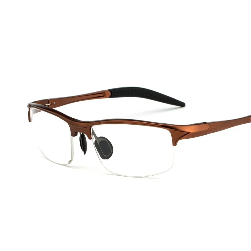 Lunettes à monture en aluminium et magnésium pour hommes, lunettes transparentes, lunettes résistantes pour hommes, lunettes pour contrevenants, lunettes rétro, haute qualité