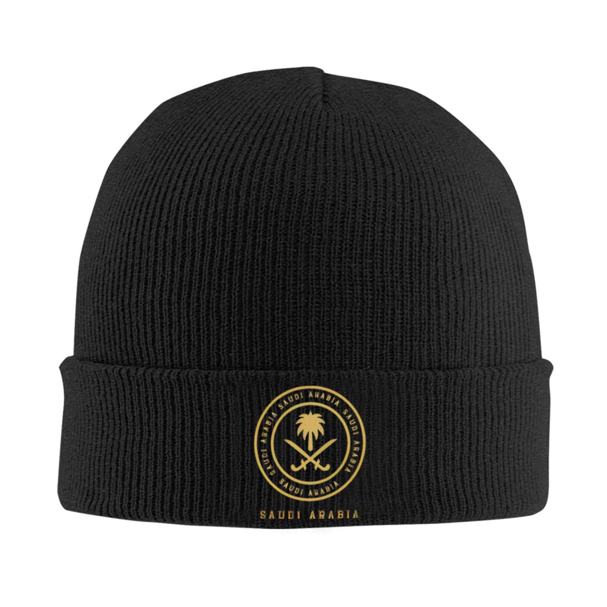 Bonnet en tricot K-pop drôle pour hommes et femmes, casquettes chaudes personnalisées, chapeaux du royaume d'Arabie saoudite, bonnet de fête nationale saoudienne, automne