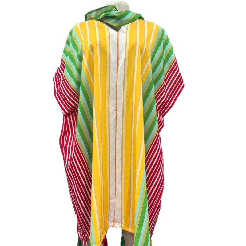 Robe mi-longue à rayures pour femmes, Streetwear Y2k, col en V, taille haute, décontractée, ample, élégante, épissure, travail, fête, Maxi