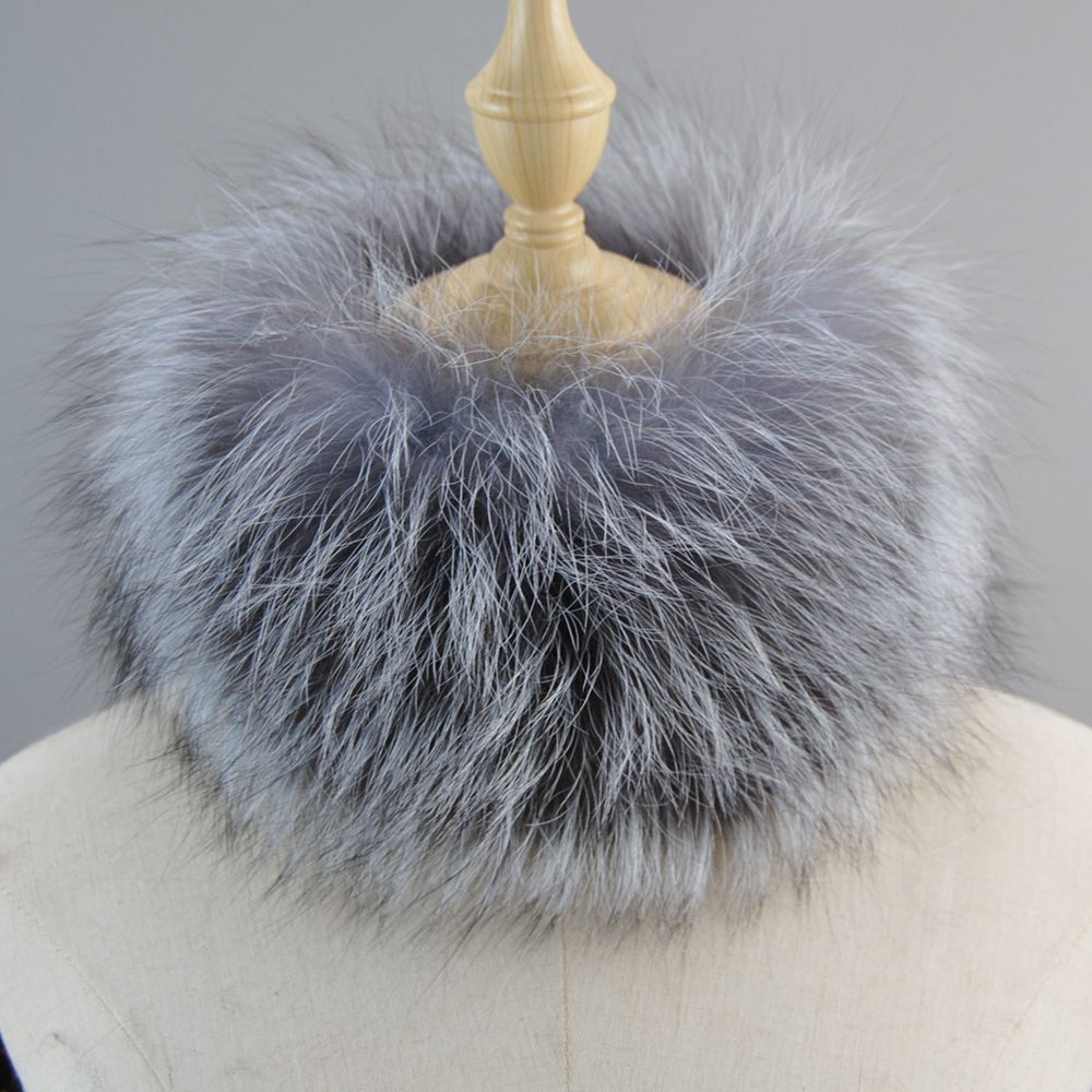 Nouvelle Collection 2026 : Écharpes et Bandeaux en Véritable Fourrure de Renard pour Femme – Luxe Hivernal, Bonne Élasticité, Cache-Cou et Foulards Anneau en Fourrure Naturelle