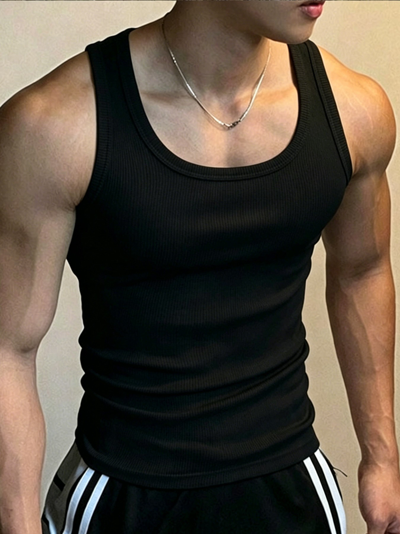 Débardeur coréen tendance en maille, style décontracté, streetwear hip-hop, sans manches, pour homme, été, Y2K, sport, adapté à la gym