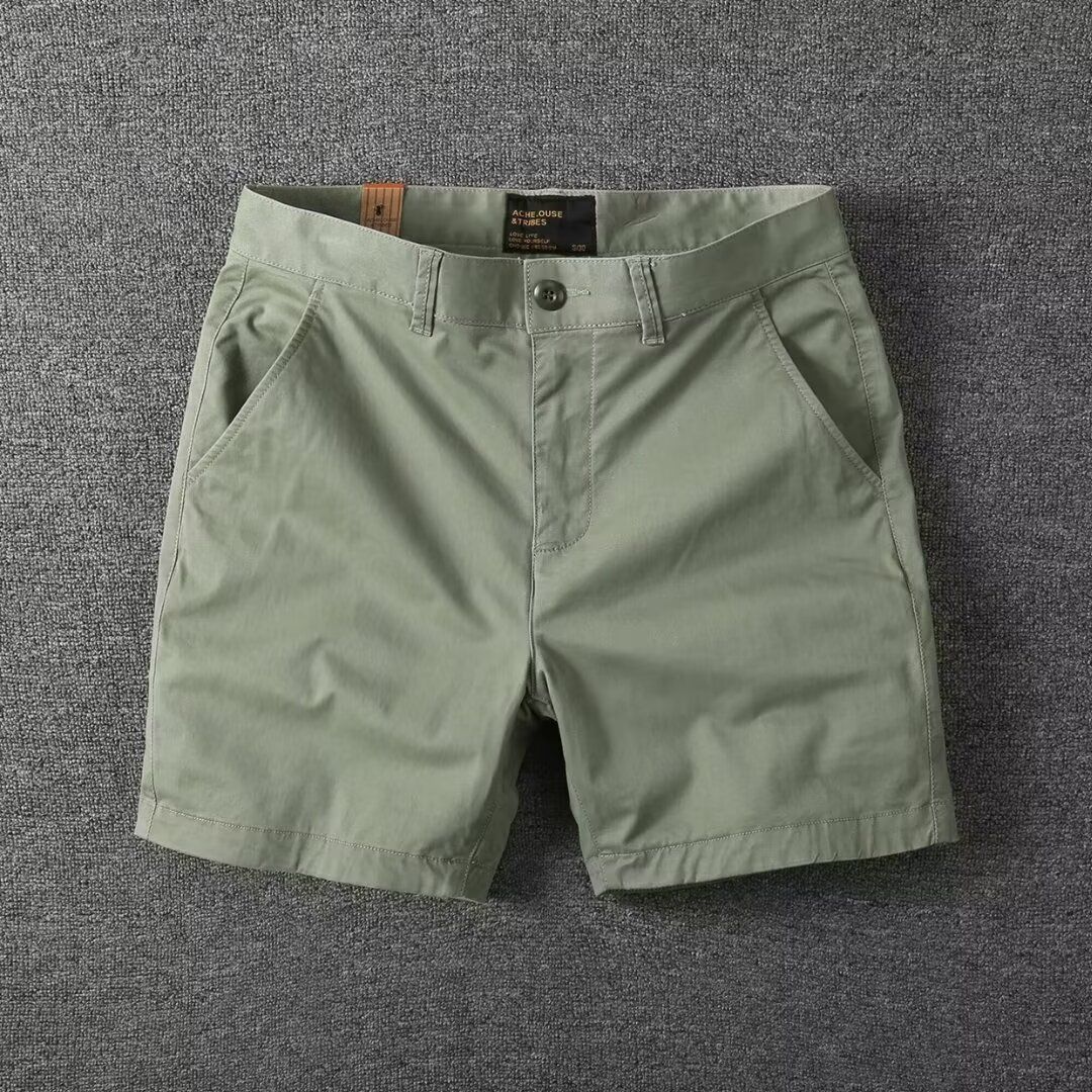 Nouveau 2026 Short d'été coréen pour homme, coupe slim, polyvalent, style utilitaire rétro, élégant, mi-court et tendance