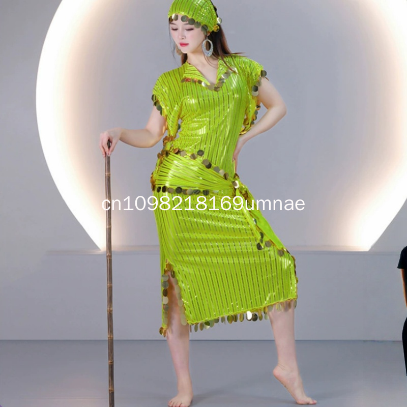 Costumes de danse du ventre pour femmes, costumes de performance Shaabi Baladi Saidi, tenue de danse orientale pour adultes