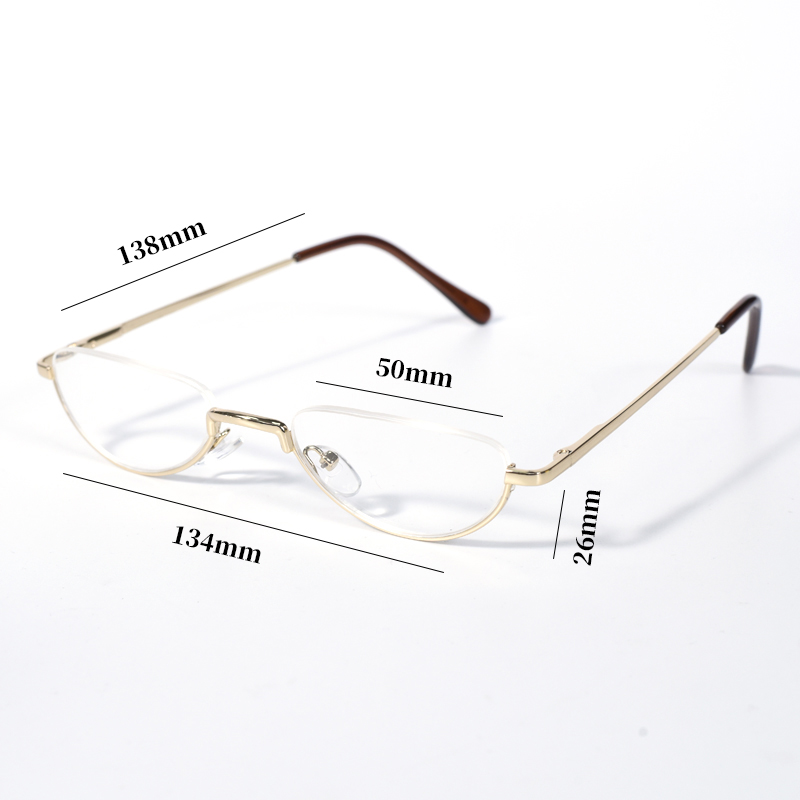 Lunettes de lecture rondes à monture dorée avec charnière à ressort, lunettes de presbytie classiques pour hommes et femmes, soins de la vue +1.0~+4.0