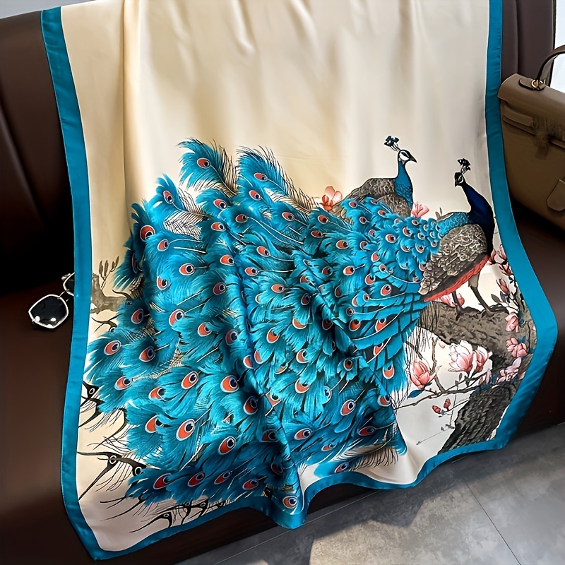 Injplanchers f-Châles silencieux College animaux pour femmes, écharpes enveloppantes, Hijab, Bufanda, Foulard, Bandana féminin, 2024x90cm, Marque de luxe, Nouveau, 180
