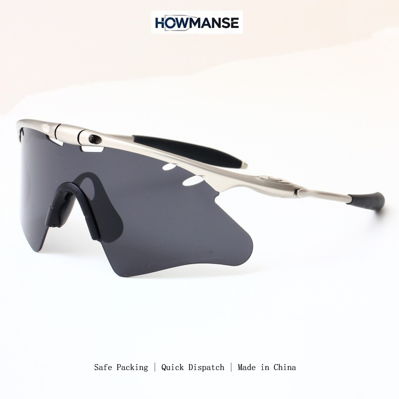 Lunettes de soleil polarisées, lunettes de sport en métal, lunettes de randonnée, lunettes de sécurité, lunettes de pêche pour homme et femme, lunettes de cyclisme