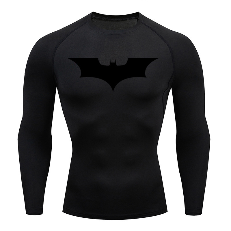Top sport chemise de course T-shirt homme Fitness T-shirt court séchage rapide travailler collants de gymnastique chemise musculaire Compression MMA vêtements
