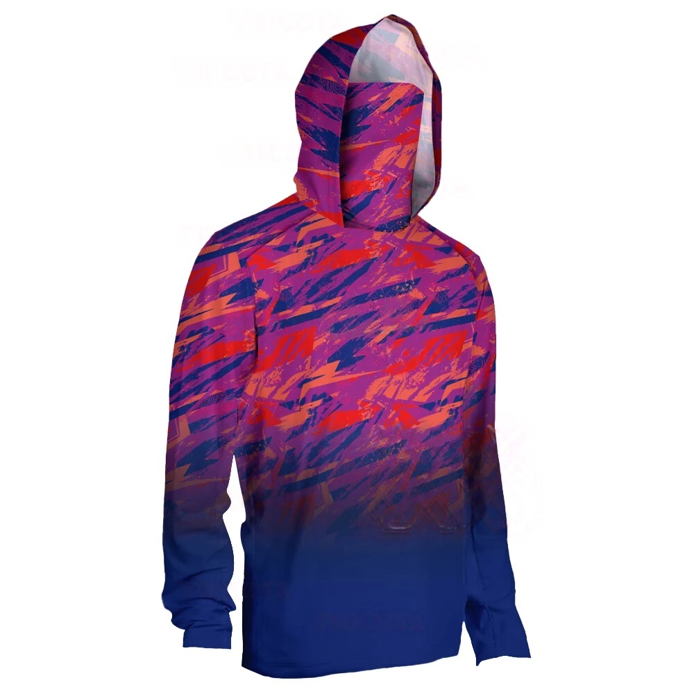 Chemise de pêche à manches longues pour homme, vêtements de pêche, protection UV