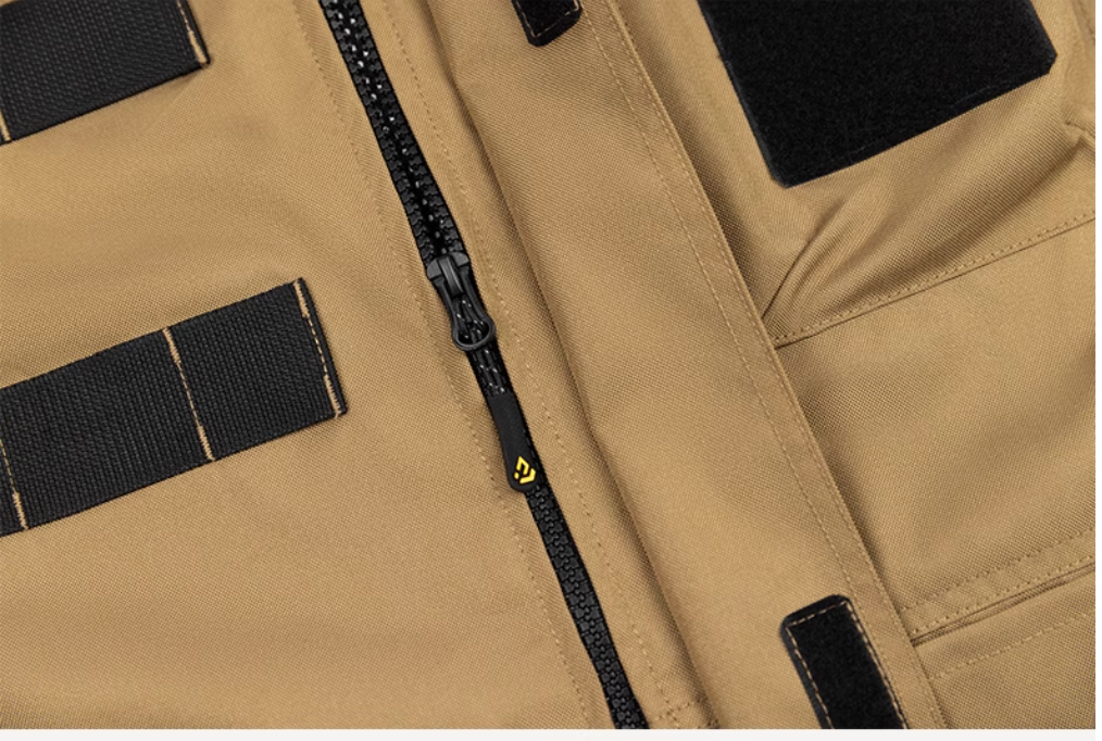 Gilet de travail kaki pour homme, gilet à poches pour outils, gilet de travail pour artisan, charpentier, mécanicien, vêtement de travail, gilet cargo d'extérieur, débardeur, veste