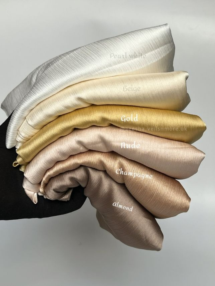 Medina soie Hijabs pour femmes couleur unie châles bandeau foulards écharpe plissée froissé Satin enveloppement femmes musulmanes voile châle