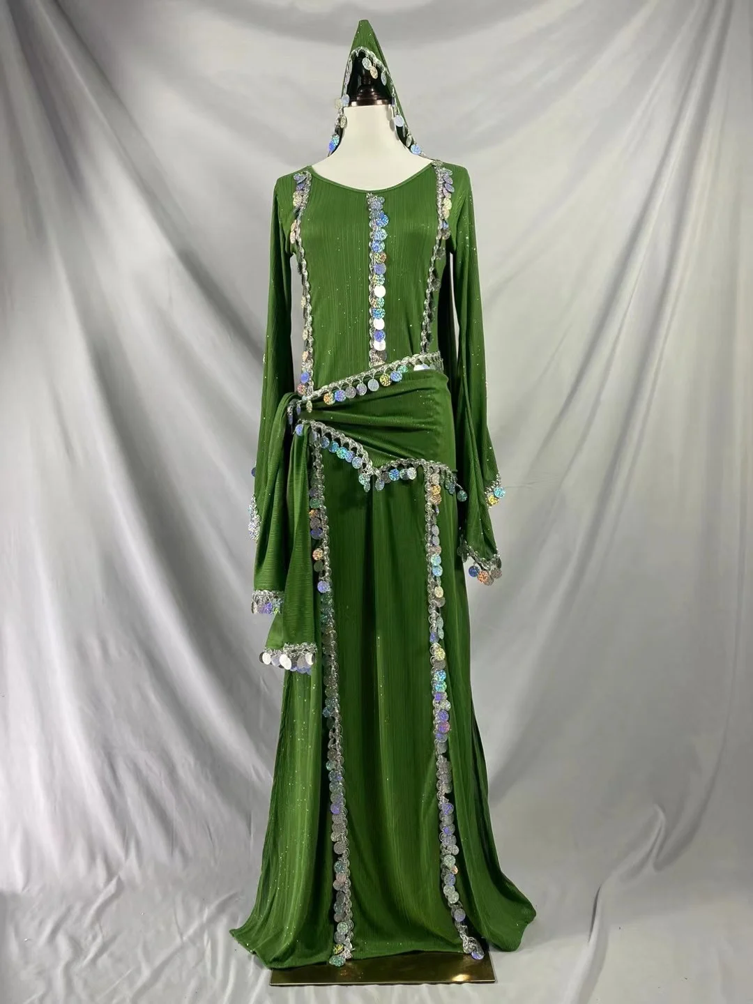 Ensemble de olympiques de danse du ventre pour femmes, ShaBeauty Baladi Saidi, robe de compétition de performance personnalisée, robes financières pour adultes et enfants