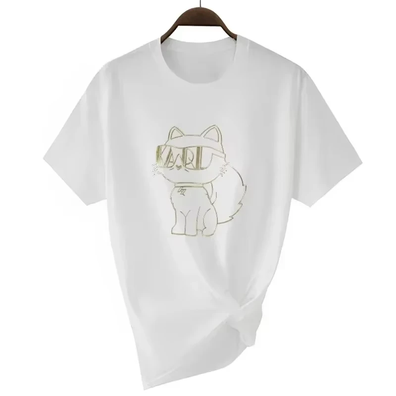 2025 été mode T-Shirt femmes T-Shirt marque à manches courtes élégant femmes T-Shirt concepteur classique haut femmes vêtements