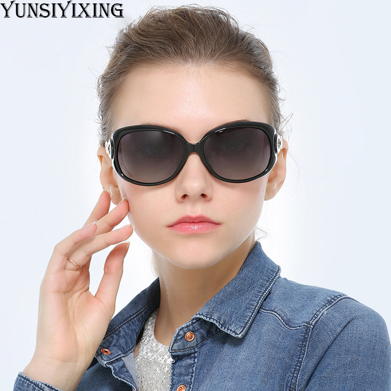 Lunettes de soleil polarisées pour femmes, verres solaires de luxe, design de marque, nouvelle mode