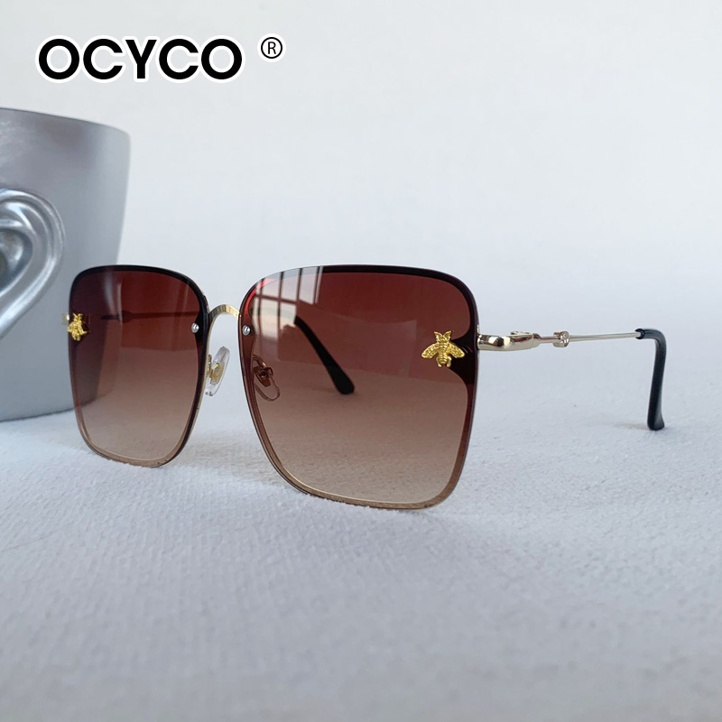 Lunettes de soleil unisexes de luxe pour femme 2026, de marque de créateur, haute qualité, avec étui