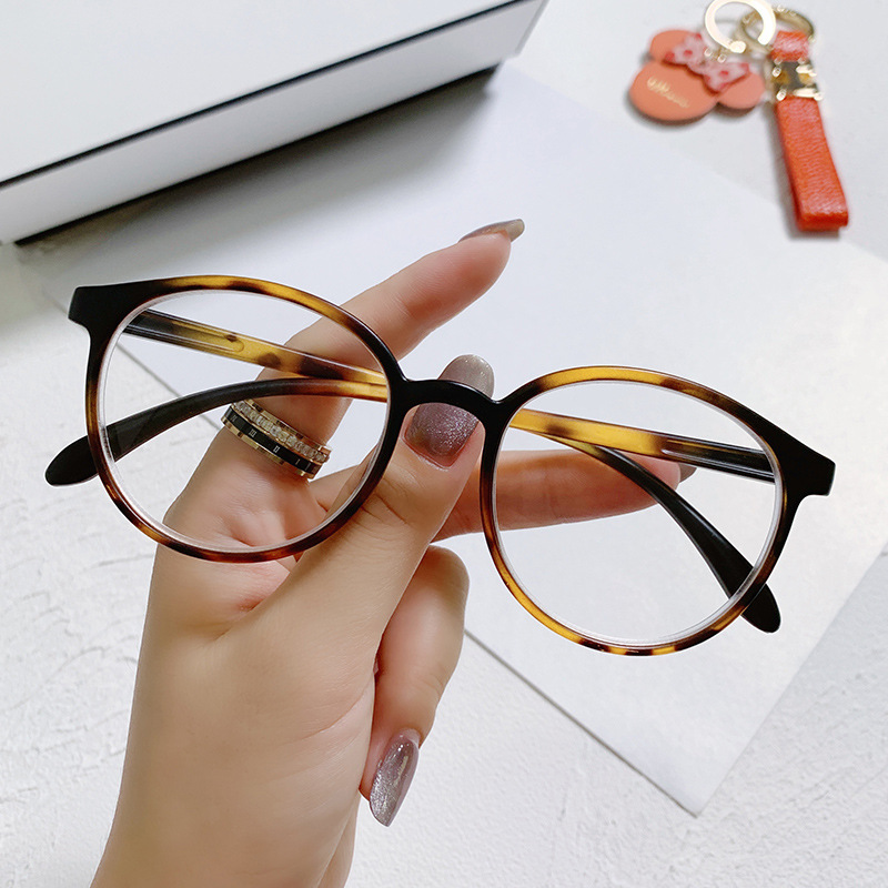 Lunettes de myopie de forme ovale pour hommes et femmes, lunettes Anti-lumière bleue ultra légères, lunettes d'ordinateur à la mode, 0 à -400 degrés