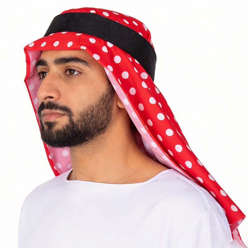 Costume arabe traditionnel, robe arabe, tenues arabes pour hommes, robe de sheik avec foulard musulman Keffiyeh pour fête, cosplay