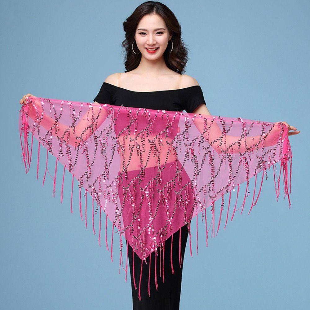 Costumes de spectacle pour femmes : Ceinture de danse orientale à pampilles, Chaîne de taille, Foulard de hanche, Jupe de danseuse