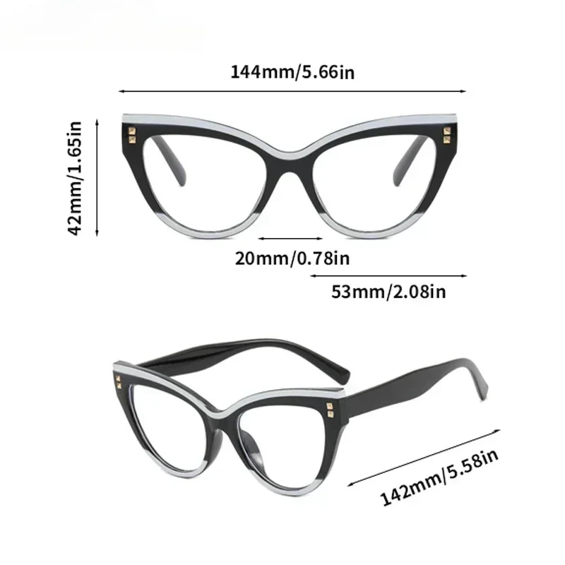 Lunettes de lecture œil de chat multicolores rétro pour hommes et femmes, verres de presbytie bloquant la lumière bleue, lunettes de mode personnalisées