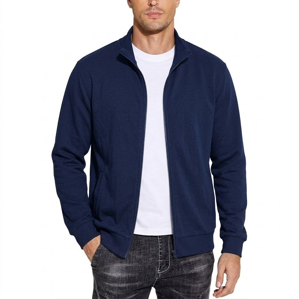 Nouveaux Sweat-shirts Homme Automne Printemps, Manteaux à Capuche de Sport, Vestes Cardigan Tricotées à Manches Longues, Vêtements d'Extérieur Premium Colorés pour Hommes