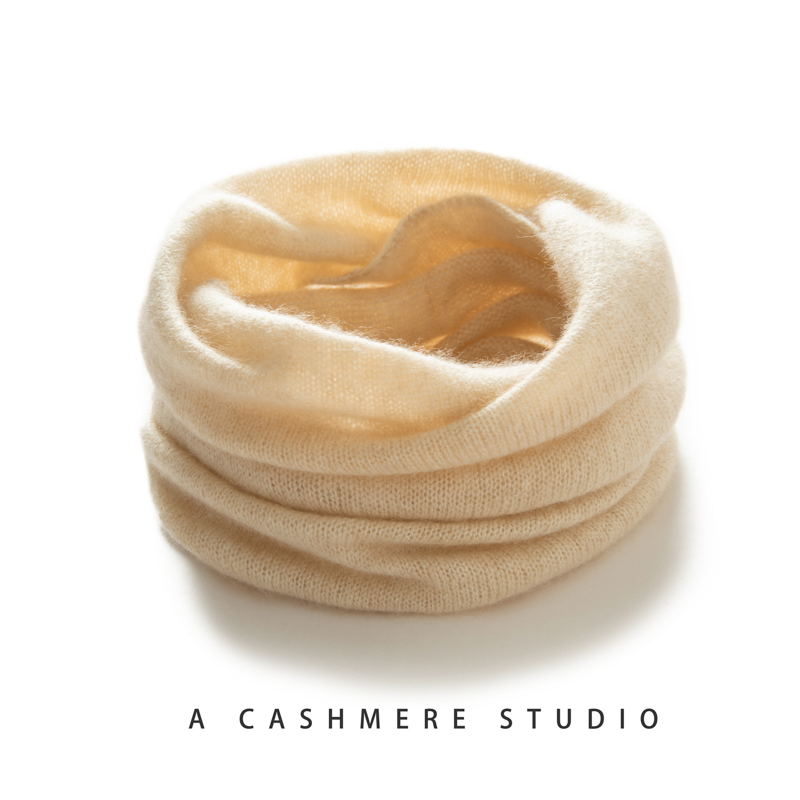 Écharpe tubulaire en cachemire pour femmes, prix inférieur, léger, anneau de cou, plus chaud, boucle de col, accessoires de tricot doux pour filles, 100%