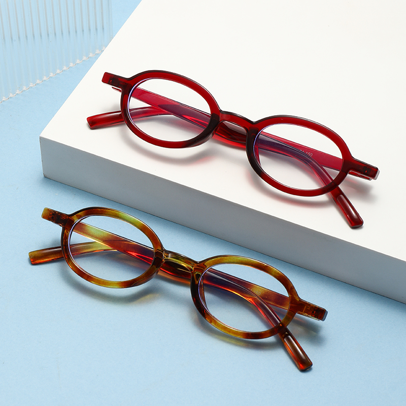 Petites montures de lunettes rondes tendance pour femmes, montures optiques classiques, lunettes anti-lumière bleue, montures simples ﻿