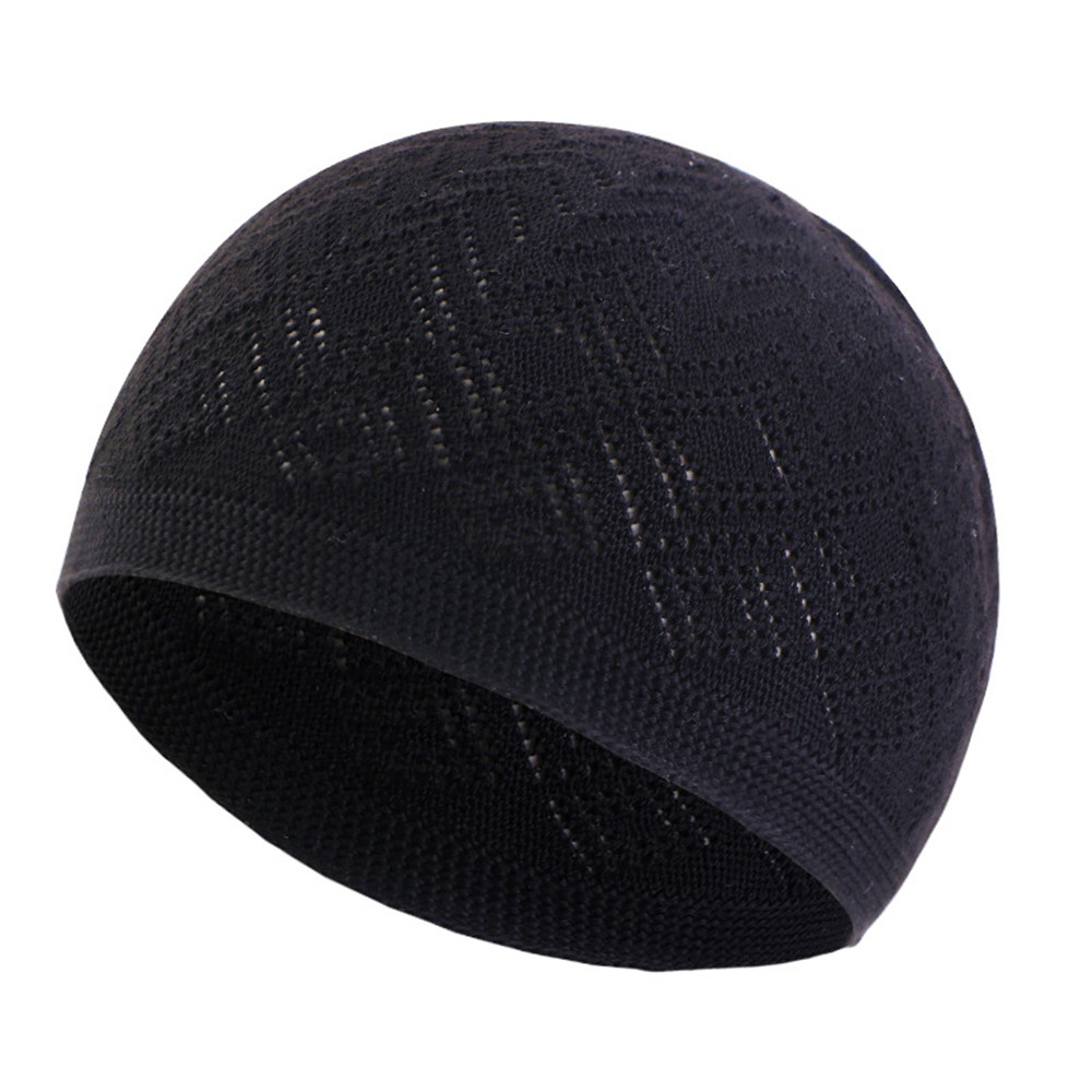 Chapeaux de prière doux tricotés de Style ajouré pour l'extérieur, bonnets unisexes, casquette ventilée, chapeau de tête enveloppant pour hommes juifs islamiques, cadeaux