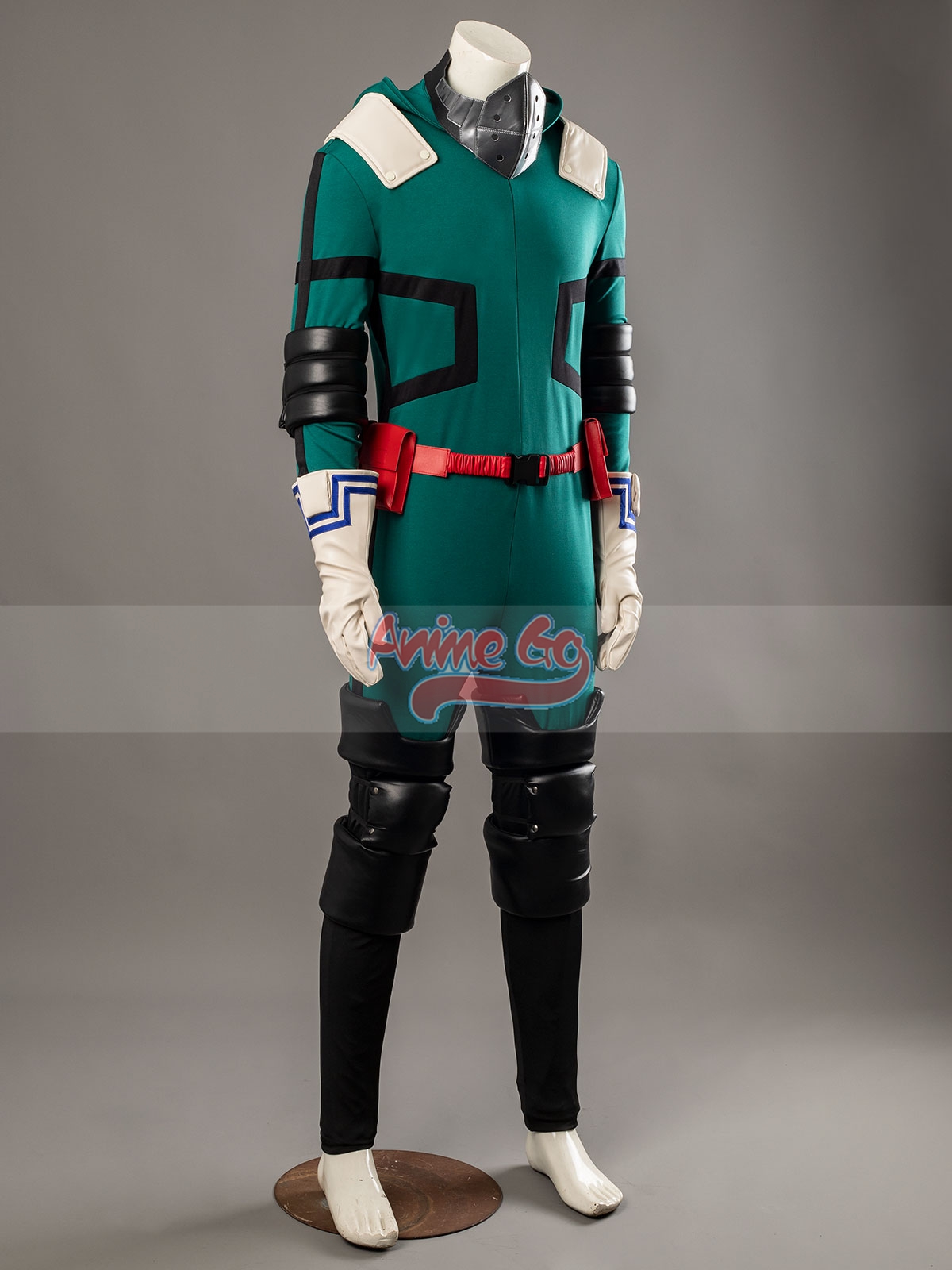 Costume de cosplay Midoriya Izuku, uniforme vert Deku, tenue de jeu de rôle pour homme, Halloween, Anime&Go