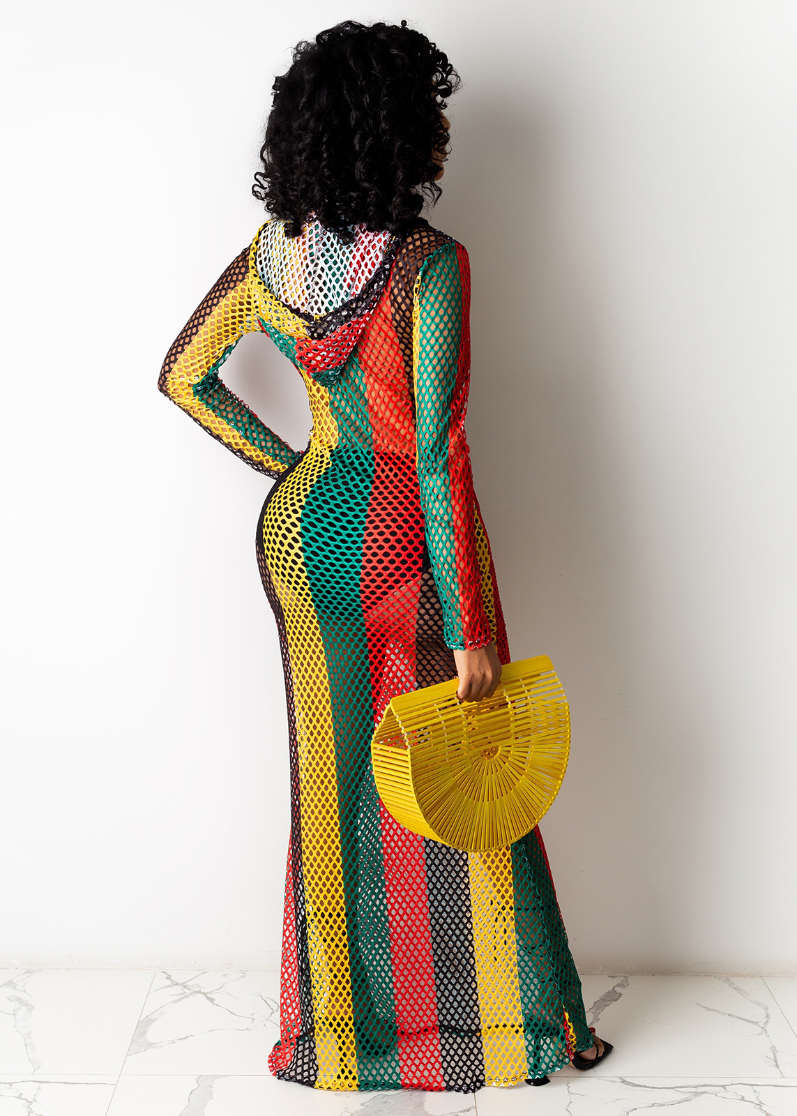 Robe de plage longue au crochet, cover-up pour les maillots de bain, Saida De Praia Longa, pour les femmes, tunique de plage