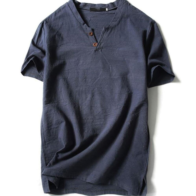Chemise d'été grande taille pour hommes, 5XL 6XL 7XL 8XL 9XL 10XL, chemise en lin à manches courtes, grande taille, 5 couleurs
