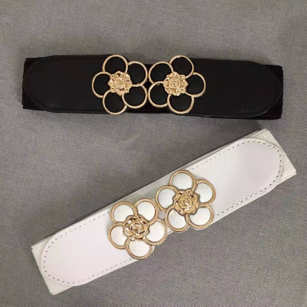 Femmes femmes dames Corset ceinture extensible taille large ceinture large ceintures à fleurs ceintures élastiques ceintures à fleurs