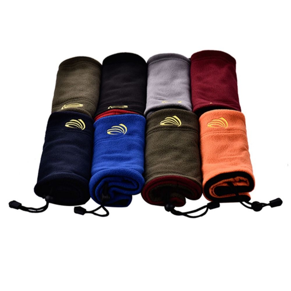 Écharpes de sport de plein air d'hiver, guêtre de cou en polaire, écharpe Tube de Ski, demi-couverture du visage pour hommes et femmes, foulard à col résistant au froid
