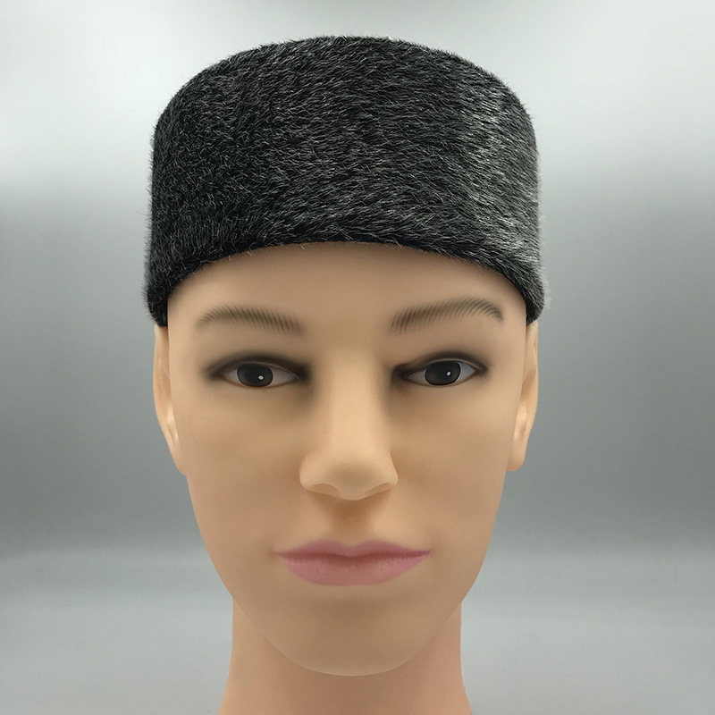 Chapeaux musulmans pour femmes et hommes, noir, marron, casquette de prière Eid à coque rigide, élégante, dubaï, turquie, peluche, mode printemps hiver