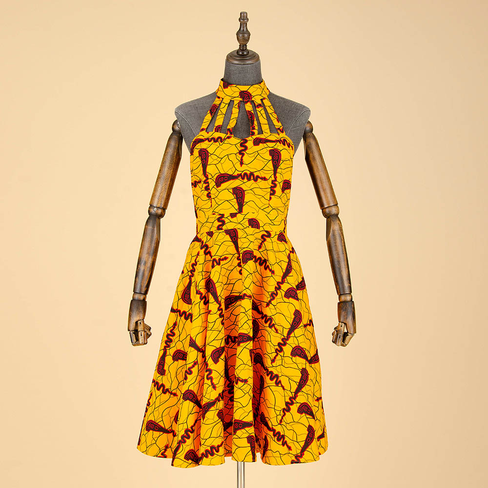 Vêtements africains pour couples, robes creuses sexy à imprimé Ankara, pantalons courts assortis pour hommes, vêtements d'amour Bazin Riche, YA72C02