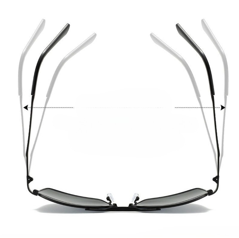 Lunettes de pilote pour hommes, polarisées, protection UV, lunettes de soleil de conduite, anti-éblouissement, lunettes de vue, dioptrie jusqu'à -4.0