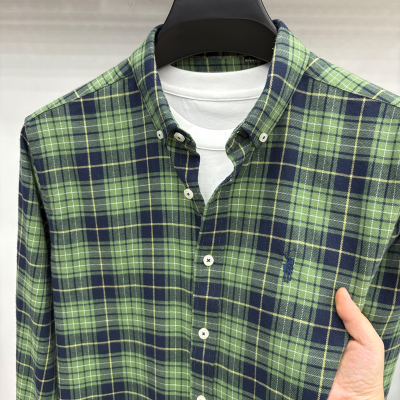 Marque de luxe broderie 100% coton chemise à manches longues hommes nouvelle chemise hommes décontracté haut ample hommes d'affaires