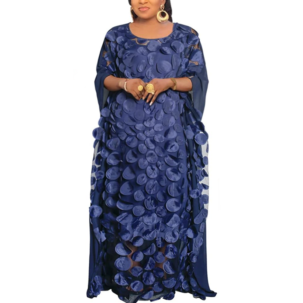 Abayas-Robe de Soirée en Mousseline de Soie pour Femme, Caftan Marocain, Boubou, Djellaba, Mode Africaine, Dubaï