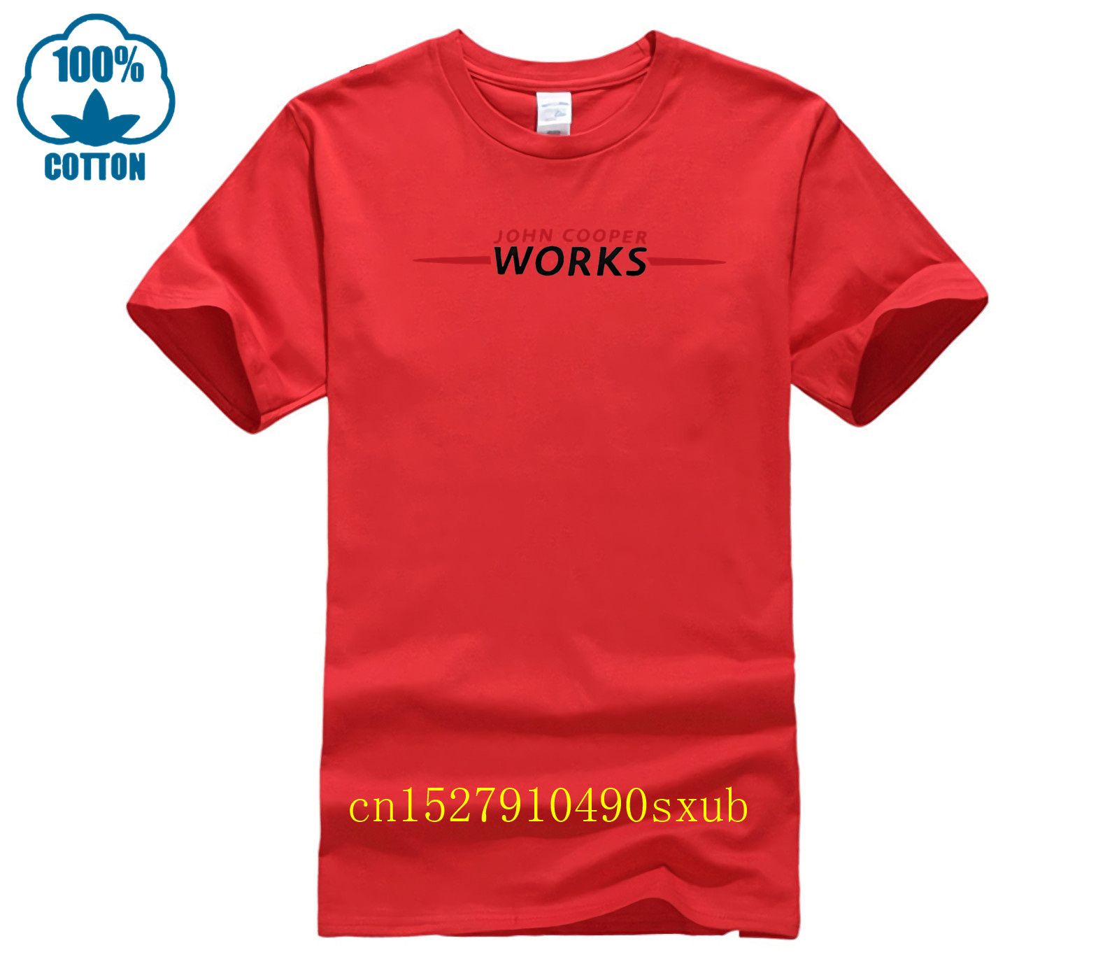 Polo John Cooper Work Mini JCW Logo blanc et gris